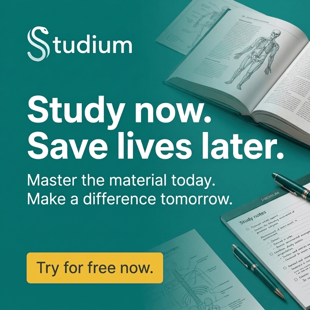 Study now. Save lives later. Master the material today. Make a difference tomorrow.